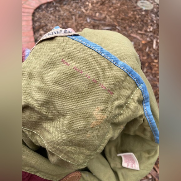 Cotton & leather LUCKY BRAND bag! Cute floral stitching! Unique colors- FUN/ EUC - Picture 5 of 16